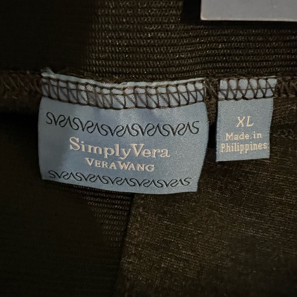 Simply Vera Vera Wang ponte pants. XL - Picture 4 of 5